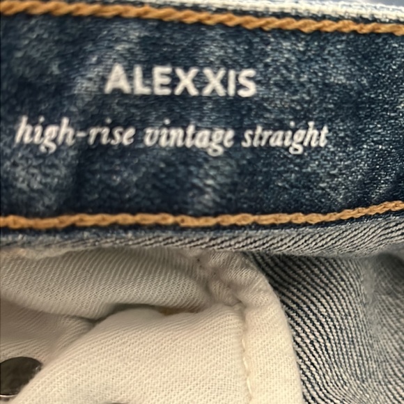AG ALEXXIS VINTAGE HIGH RISE STRAIGHT JEANS SIZE 27R - Picture 5 of 8